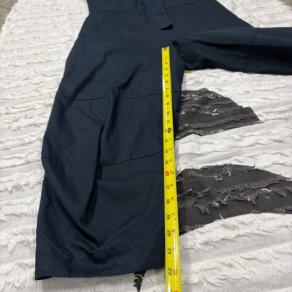 ROUCHA - JON V-NECK CURVED NECK CANVAS JUMPSUIT SZ A MORDERN CITY UTILITIES - Picture 10 of 15